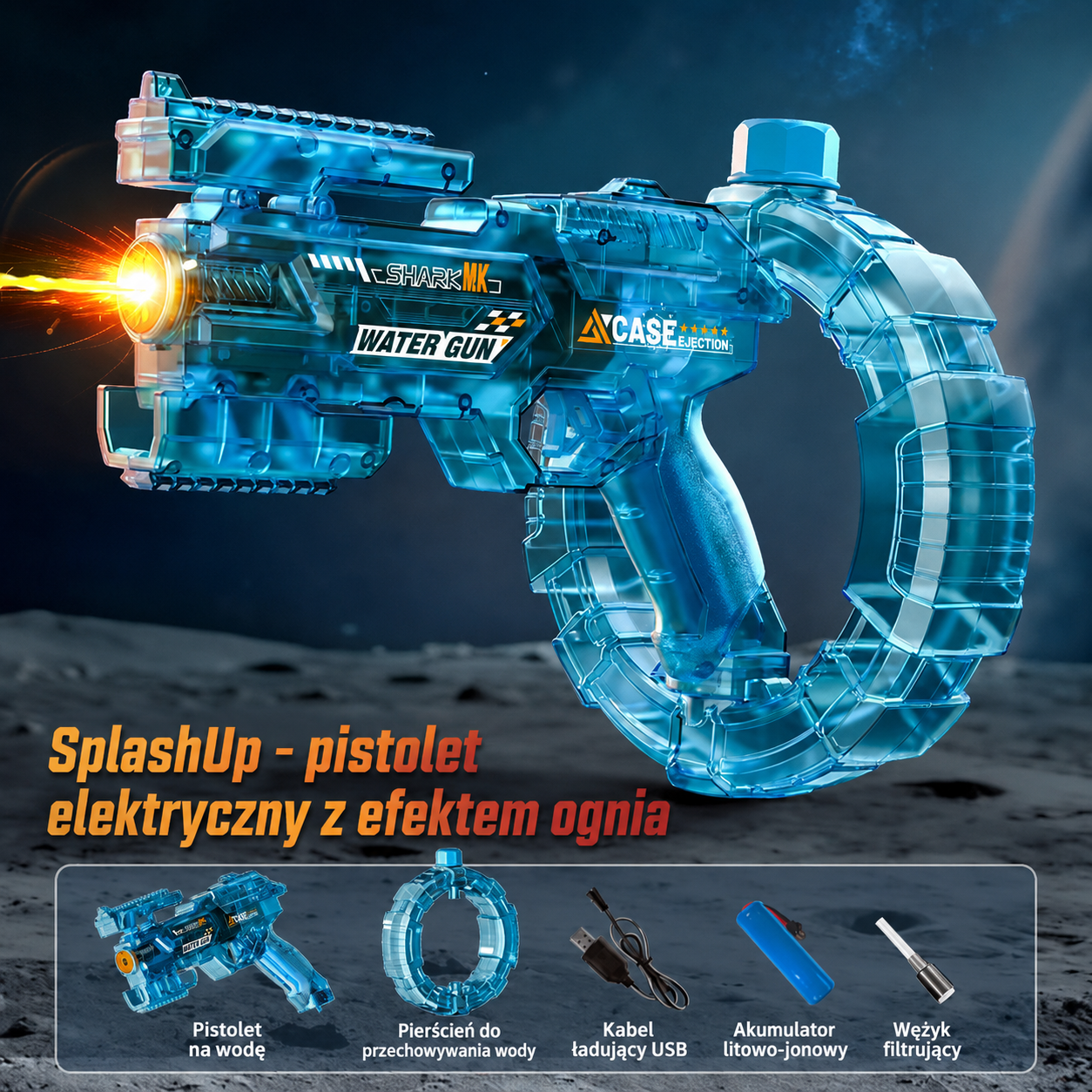 SplashUp™-Elektryczny pistolet na wodę